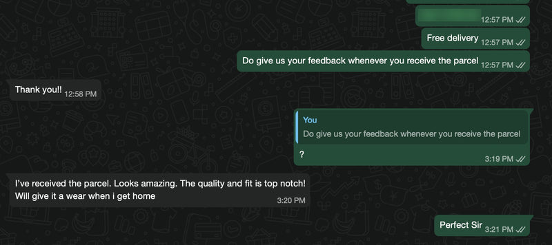 Customer remark