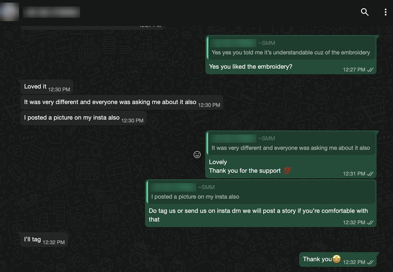 Customer remark