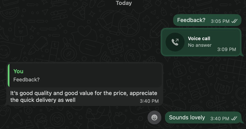 Customer remark